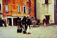 Sortie de l'eglise Campo san Canciano Venice